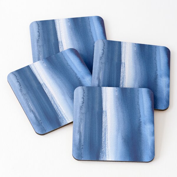 Item preview, Beautiful nature landscape, blue watercolor abstract designed and sold by anaozzart.