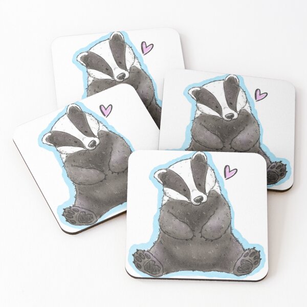 Item preview, Sitting Badger designed and sold by sillybadger.
