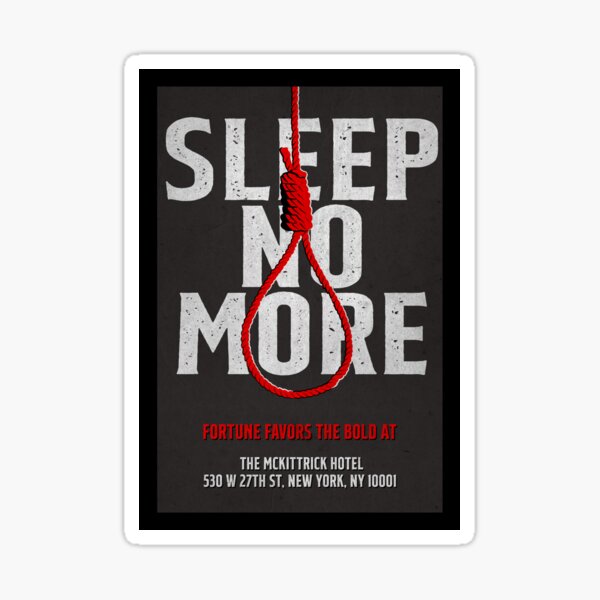 "Sleep No More in the Burnt City" Sticker for Sale by Wanderdreaming