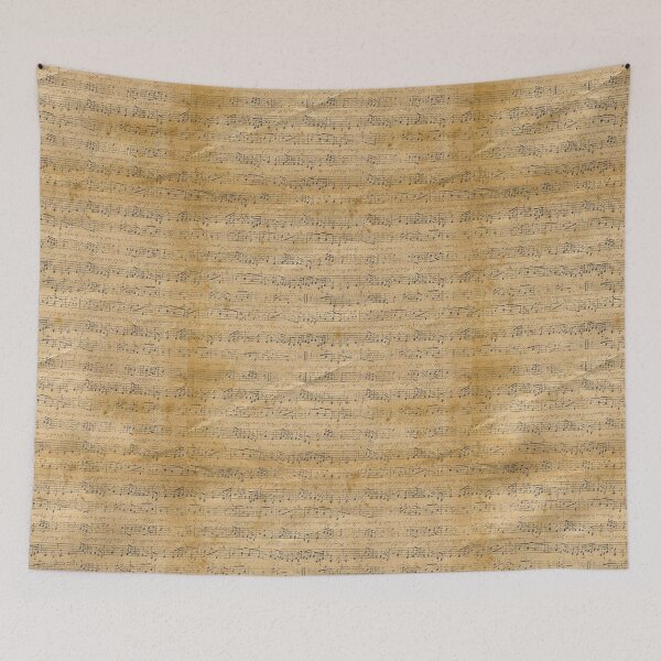 Item preview, Crinkled Coffee-stained music sheet designed and sold by Trinket-Trickster.