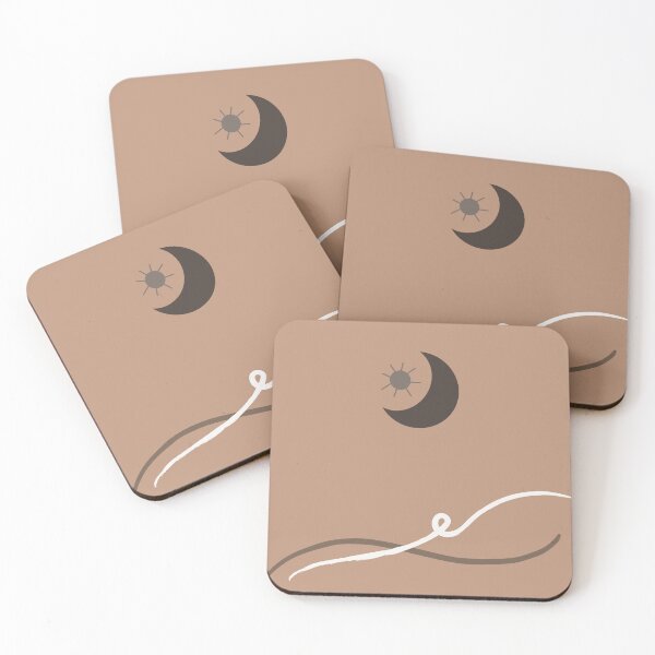 Aperçu de l'œuvre Soleil et lune brun foncé; 13 coques iPhone Pro Max créée et vendue par Micovic.