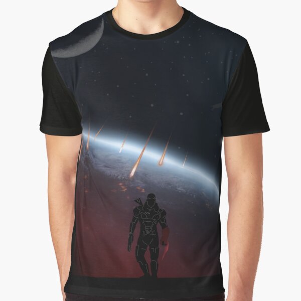 Vista previa del artículo con la obra «Paisajes de guerreros - Mass Effect», diseñado y vendido por KKcreative.