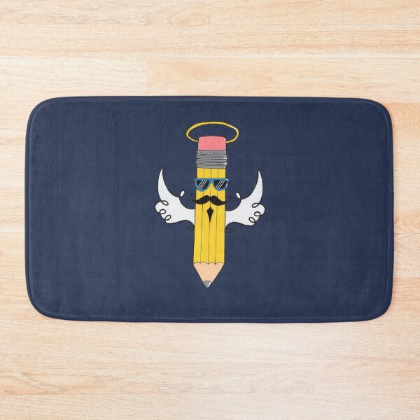 Item preview, Hipster Pencil with wings designed and sold by RedRoseSkull.