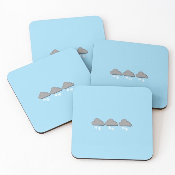 Item preview, Retro Snowy Gloomy Cloud Pixel Weather Icon designed and sold by 8BitTrip.