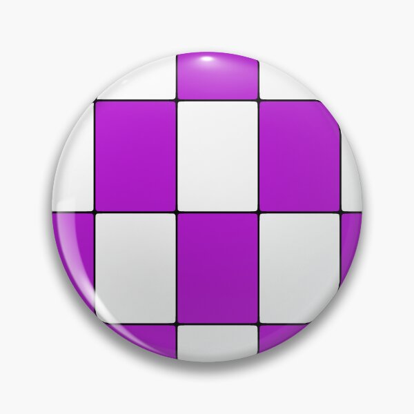 Item preview, White Purple Checker Fizzy Hourglass Logo Sorting Mat designed and sold by IsraelMania.