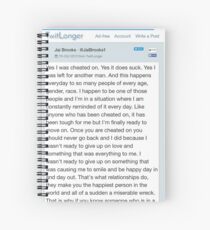 Jai Brooks Playing The Victim Spiral Notebook
