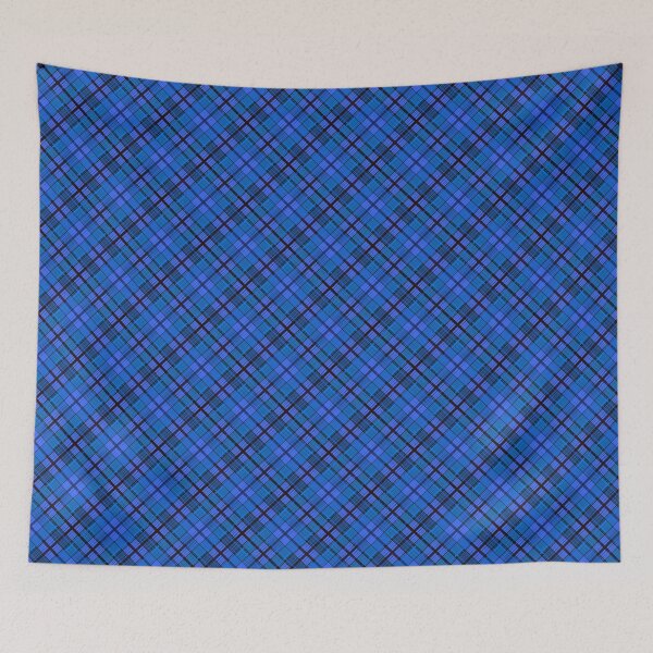 Item preview, Blue beautiful plain plaid designed and sold by fuzzyfox.