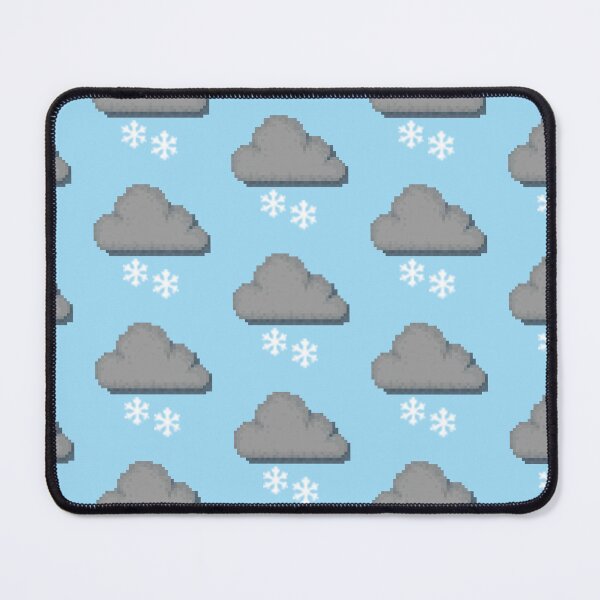 Item preview, Copy of Retro Snowy Gloomy Cloud Pixel Weather Icon designed and sold by 8BitTrip.