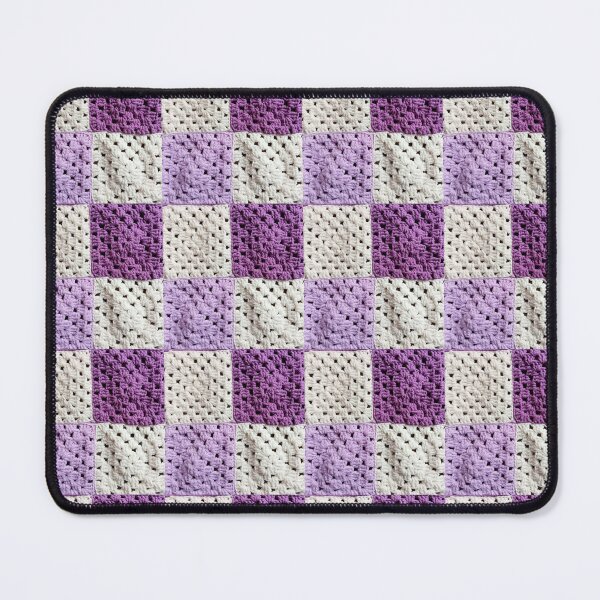 Item preview, Crochet Granny Square Pattern-Purple Cream designed and sold by Sasidenidesign.