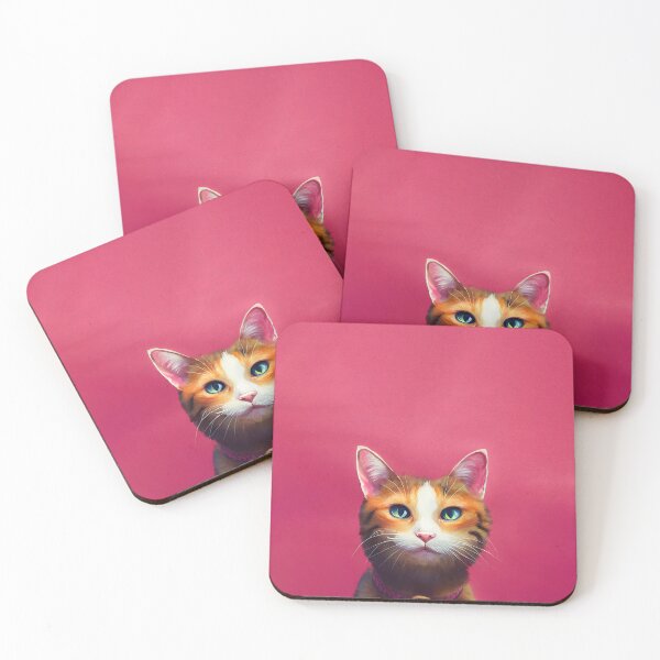 Item preview, Manx watercolor cat designed and sold by AppleElf.