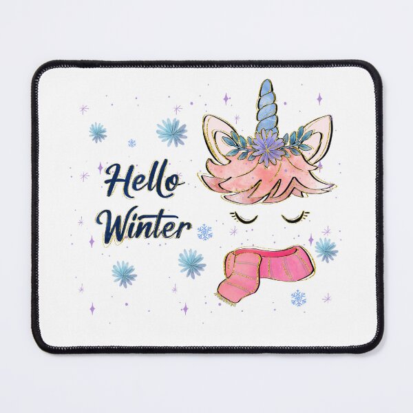 Item preview, Winter Unicorn-Hello Winter designed and sold by badretop.