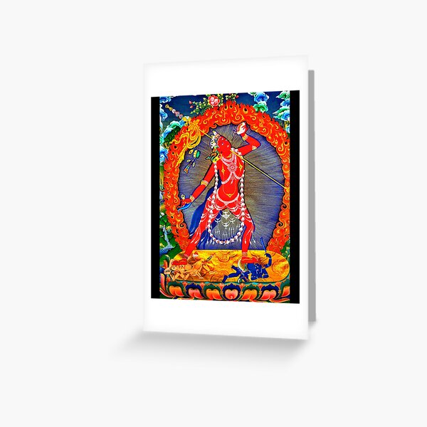Item preview, Vajrayogini Dakini Tibetan Buddhist Thangka Art  designed and sold by Tammy Winand Art.