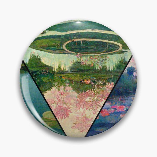 Aperçu de l'œuvre Nénuphars Monet - Claude Monet Art Remake Design créée et vendue par CandyDroidMerch.