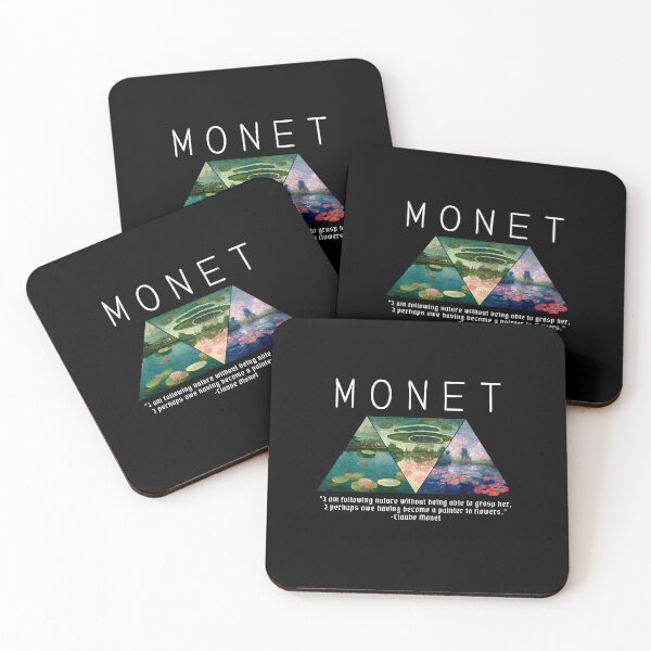 Item preview, Water Lillies Monet -Claude Monet Art Remake Design designed and sold by CandyDroidMerch.