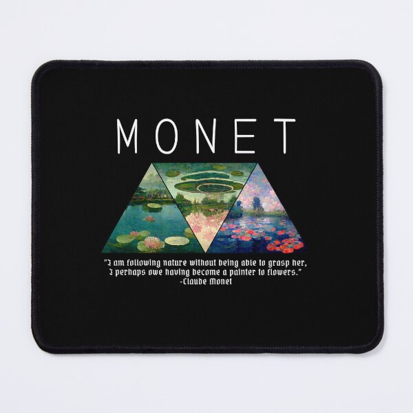 Item preview, Water Lillies Monet -Claude Monet Art Remake Design designed and sold by CandyDroidMerch.