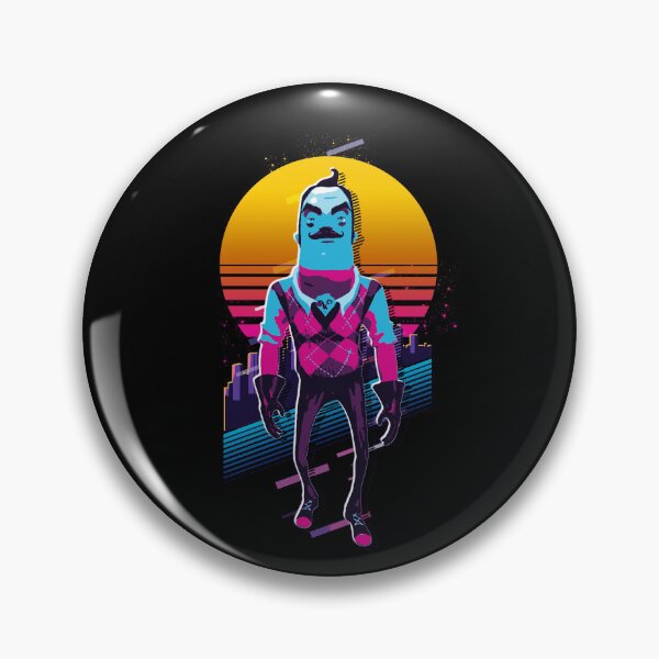 Item preview, Hello Neighbor 2 - Theodore *80s retro* designed and sold by MyRetroArt.