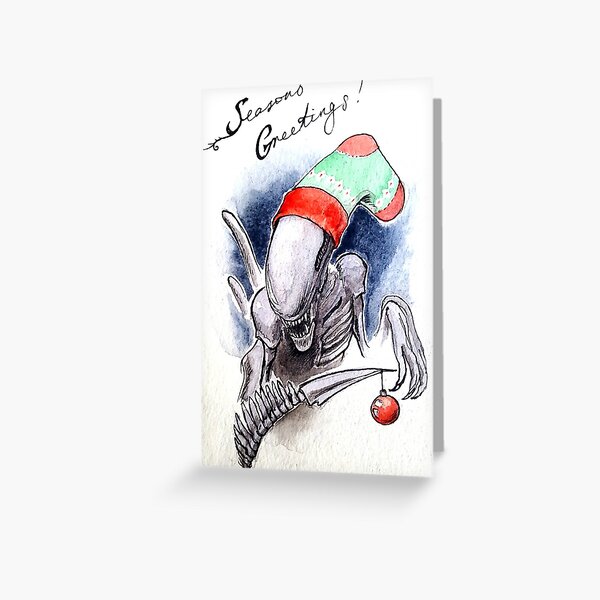 Item preview, Horror Holidays - Extraterrestrial Holiday designed and sold by alexandrajeanne.