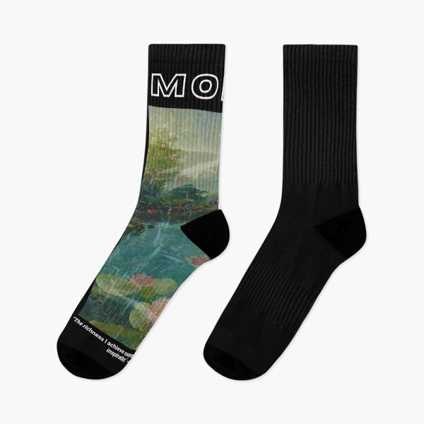 Item preview, Water Lillies Monet -Claude Monet Art Remake Design designed and sold by CandyDroidMerch.