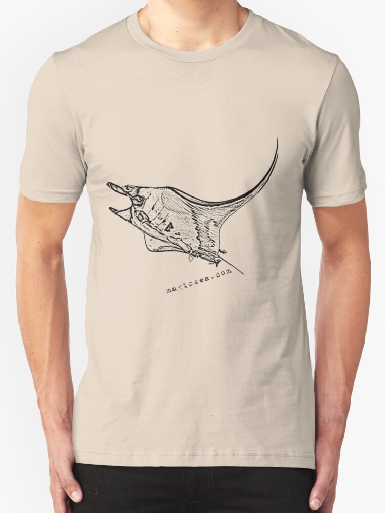 manta ray t shirt design