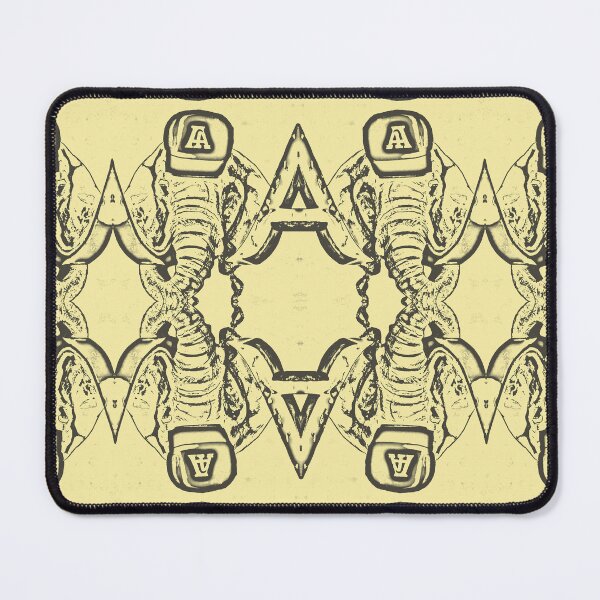 Item preview, African Elephant Gold Chains Yellow Grey designed and sold by SpiritGifts.