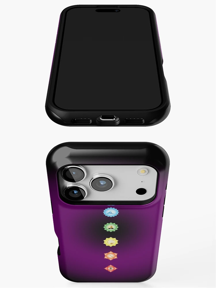 Thumbnail 3 of 4, iPhone Case, Chakra Vibrations designed and sold by InfinitePathArt.