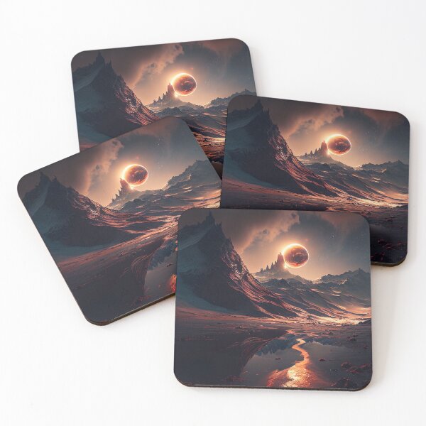 Item preview, Futuristic end of the world landscape designed and sold by Art For fun.
