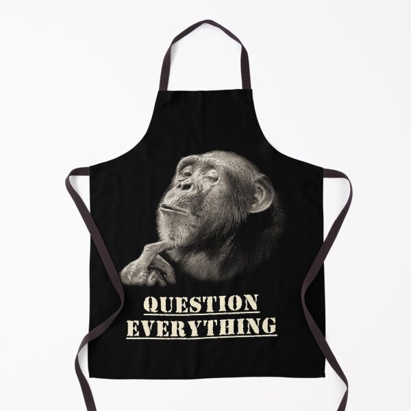 Item preview, Question Everything Wise Chimpanzee Artwork for Skeptics designed and sold by Scotch Macaskill.