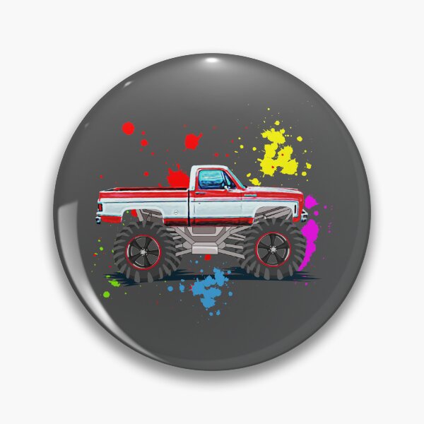 Item preview, Crusher Trucks 4x4 Short Bed Square Body Pickup Truck designed and sold by CharJens.