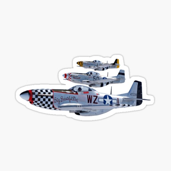 Item preview, North American Aviation P-51 Mustangs designed and sold by Digitalfred.