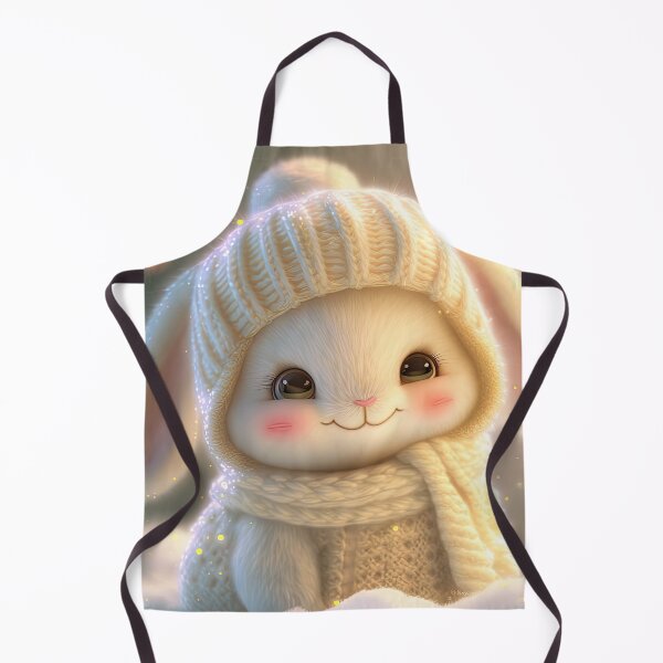 Artikelvorschau, Nettes Kaninchen, das Winterkleidung trägt entworfen und verkauft von Juliascutecornr.