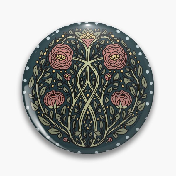 Item preview, Reflected Gothic Vines and Flowers  designed and sold by AmberMaeJacobs.