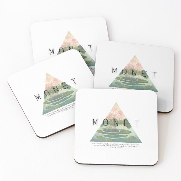 Item preview, Water Lillies Monet -Claude Monet Art Remake Design designed and sold by CandyDroidMerch.