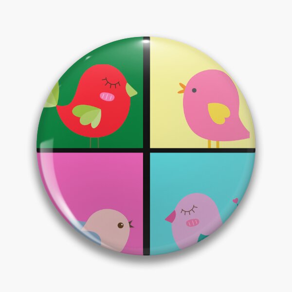 Item preview, Everybirdy colorful lovely birds  designed and sold by LILY ROSE.