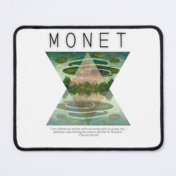 Item preview, Water Lillies Monet -Claude Monet Art Remake Design designed and sold by CandyDroidMerch.