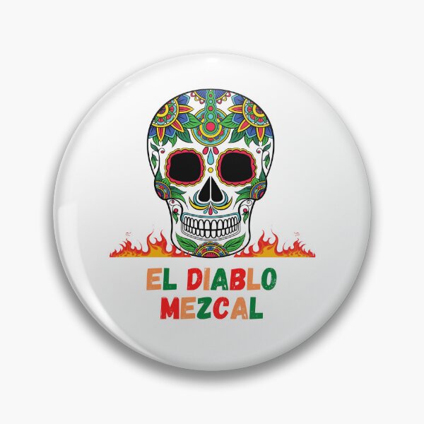 Item preview, El Diablo Mezcal! Colorful Day of the Dead Design designed and sold by Lost-World-Shop.