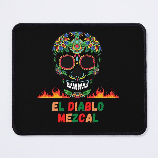 Artikelvorschau, El Diablo Mezcal! Bunter Tag des toten Designs entworfen und verkauft von Lost-World-Shop.