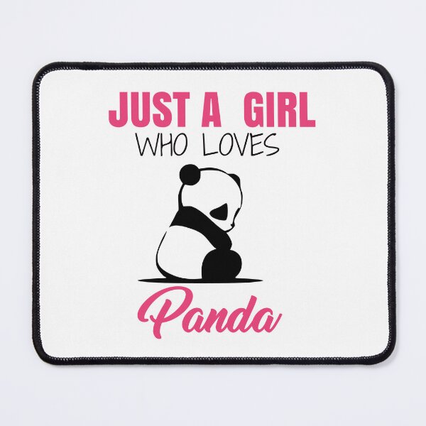 Item preview, just a girl who loves pandas designed and sold by AdrianShirt.