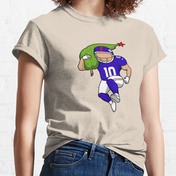 New York Giants T Shirt Graphic Cartoon Player Gift S