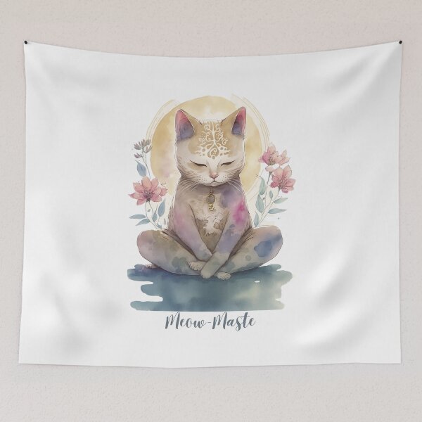 Item preview, Meow-Maste Cat Meme 10 designed and sold by printiesart.