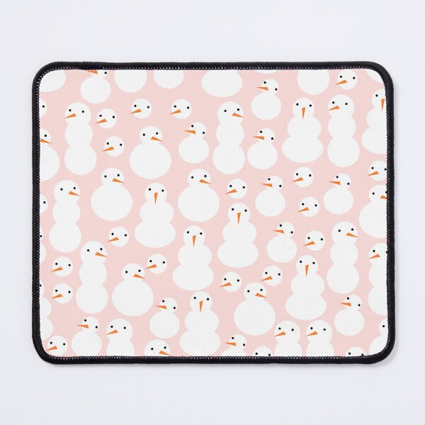 Item preview, Cute Snowmen Pattern on Pink Background designed and sold by kapotka.