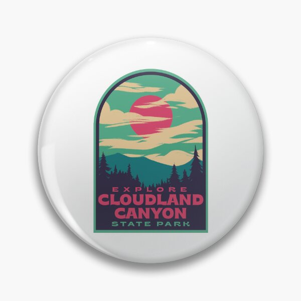 Item preview, Cloudland Canyon State Park Retro Sunset designed and sold by HalpinDesign.