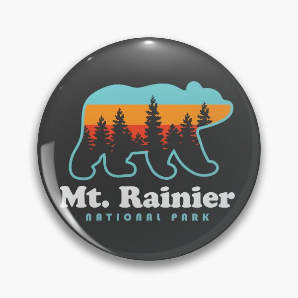Item preview, Mt Rainier National Park Hikes Washington Bear designed and sold by yelly123.