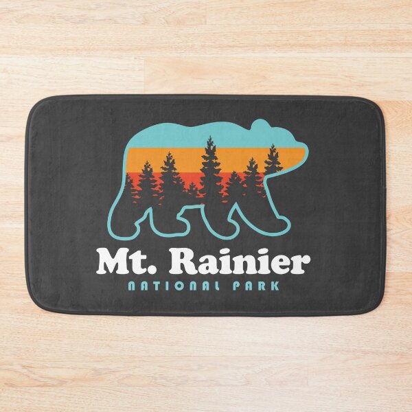 Item preview, Mt Rainier National Park Hikes Washington Bear designed and sold by yelly123.