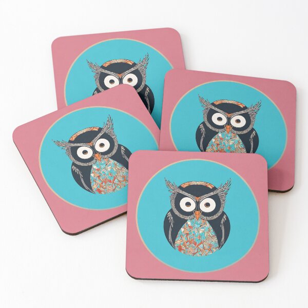 Item preview, Owl logo, geometric, vector, symmetrical, minimalism designed and sold by DrawItOnce.