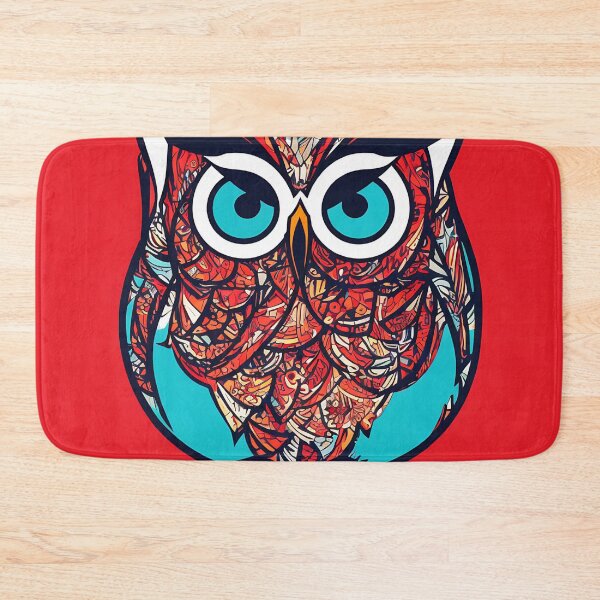 Item preview, Owl logo, geometric, vector, symmetrical, minimalism designed and sold by DrawItOnce.