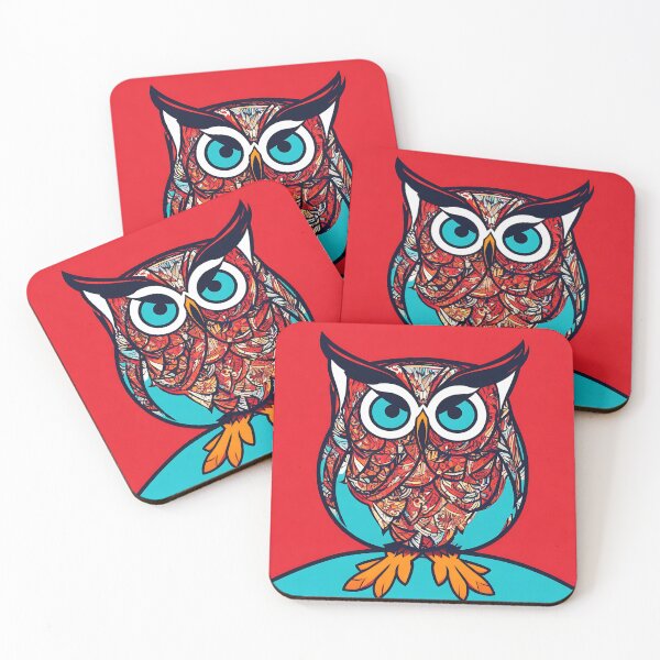Artikelvorschau, Owl logo, geometric, vector, symmetrical, minimalism entworfen und verkauft von DrawItOnce.