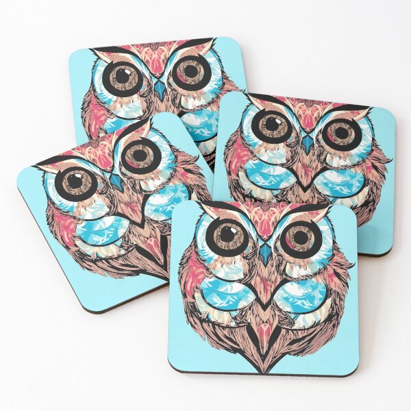 Artikelvorschau, Owl logo, geometric, vector, symmetrical, minimalism entworfen und verkauft von DrawItOnce.
