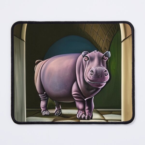 Item preview, Hippo in a Hallway designed and sold by AltenborgMedia.