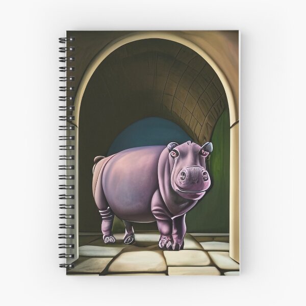 Item preview, Hippo in a Hallway designed and sold by AltenborgMedia.