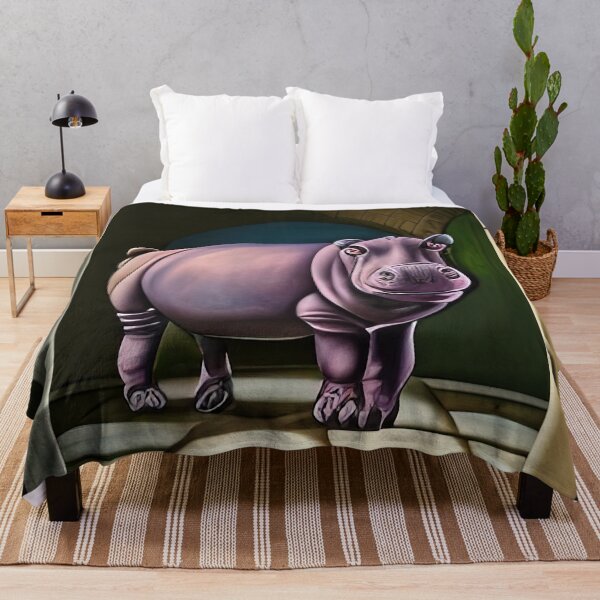 Item preview, Hippo in a Hallway designed and sold by AltenborgMedia.